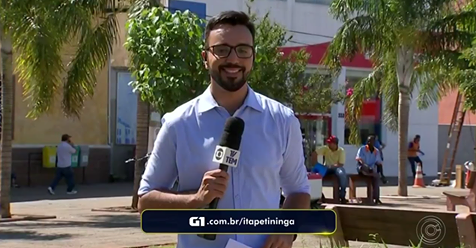 Episódio ocorreu durante o “TV TEM Notícias”, da TV TEM, afiliada da Globo em São Paulo (Imagem: Reprodução / TV TEM)