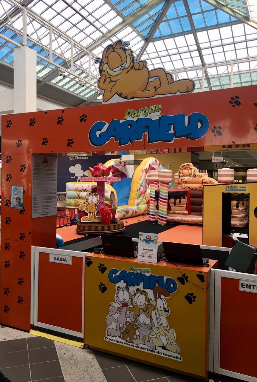 Parque do Garfield chega ao Shopping Iguatemi Esplanada