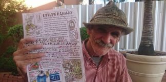 Documentário inédito exibiu história de jornal feito à mão, o Itapercanjo