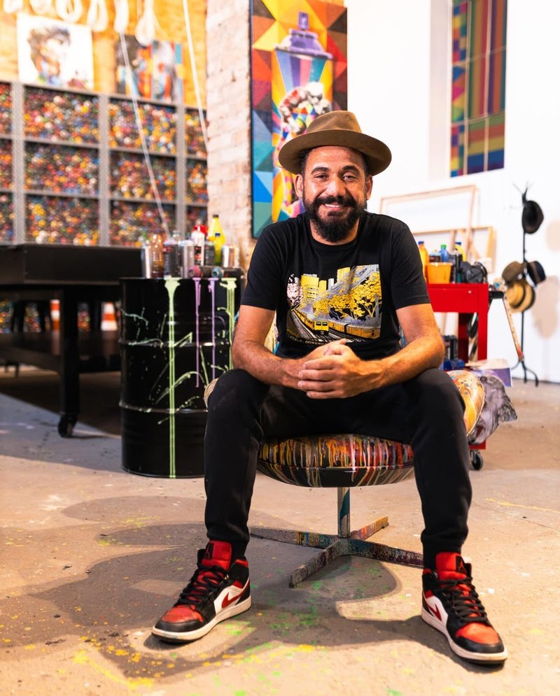 Eduardo Kobra leva arte urbana e experiência cultural para ateliê em Itu