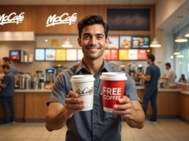 McDonald’s distribui café grátis em restaurantes de todo o Brasil até o fim de abril - Ilustração