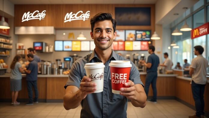 McDonald’s distribui café grátis em restaurantes de todo o Brasil até o fim de abril - Ilustração