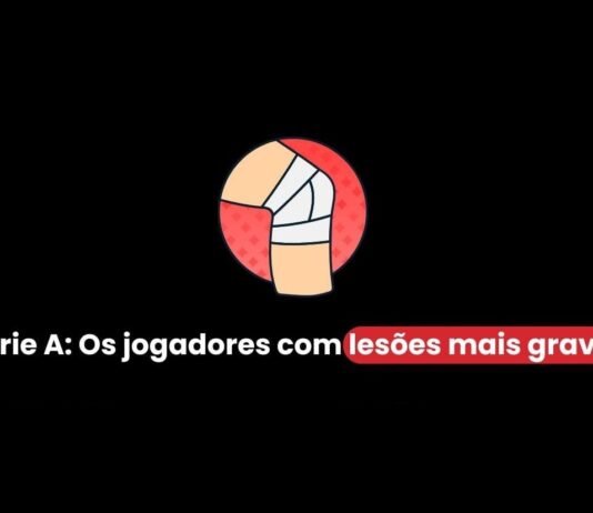 Lesões em 2025: Estes são os 20 Jogadores da Primeira Divisão Brasileira Mais Atingidos