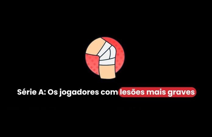 Lesões em 2025: Estes são os 20 Jogadores da Primeira Divisão Brasileira Mais Atingidos