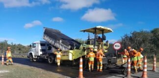 SPVias realiza obras de pavimentação, em Itapetininga