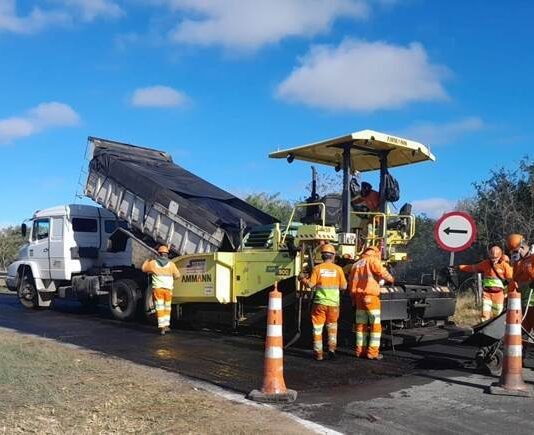 SPVias realiza obras de pavimentação, em Itapetininga