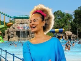 Luciana Mello leva seu novo projeto ao Wet’n Wild durante as SuperFérias 2025