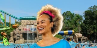 Luciana Mello leva seu novo projeto ao Wet’n Wild durante as SuperFérias 2025