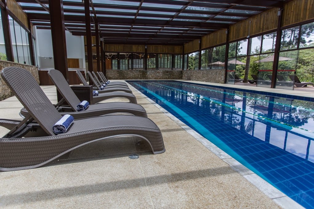 Lazer completo com sauna e piscina aquecida - Divulgação