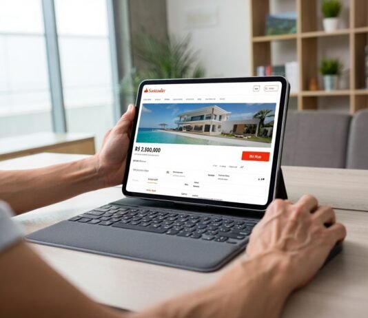 Santander promove leilão com mais de 260 imóveis em 21 estados brasileiros - Ilustração