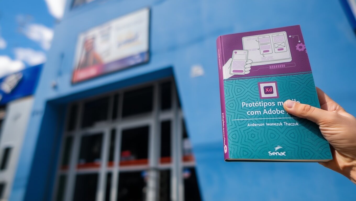 Senac Itapetininga promove lançamento do livro “Protótipos Mobile com Adobe XD” - Ilustração