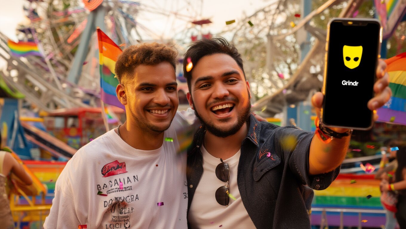 Vinhedo vira ponto de conexão em tempo real com ativação inédita de app gay - Ilustração