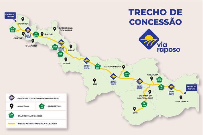 Bases do SAU ampliam suporte na Raposo Tavares entre Itapetininga e Ourinhos - Divulgação