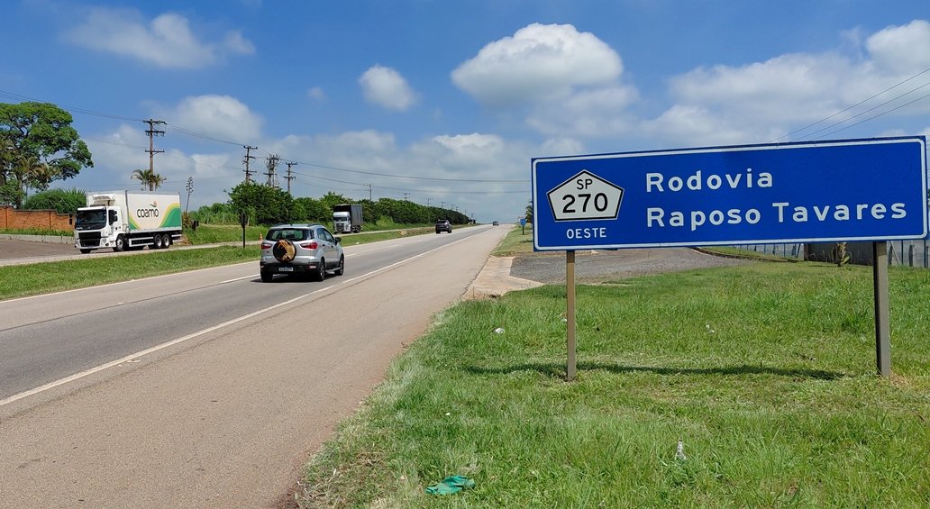 Na Raposo Tavares, as melhorias serão realizadas entre os municípios de Itapetininga e Angatuba - Divulgação