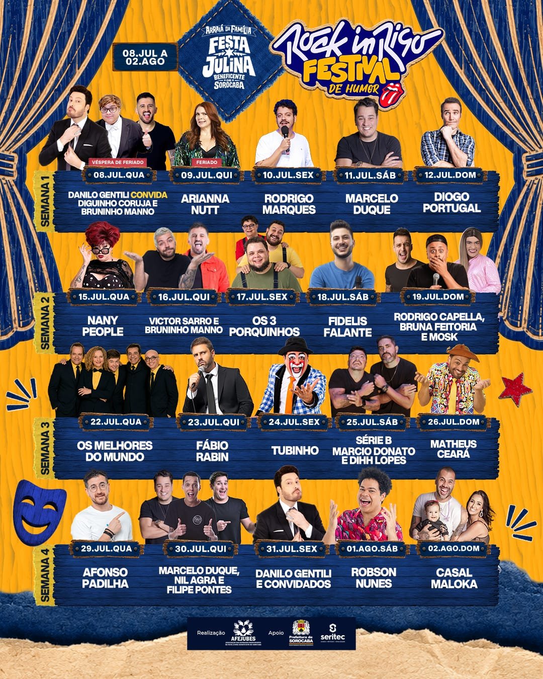 Festa Juliana de Sorocaba 2026 - Divulgação