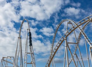 Cacau Park, em Itu, começa testes de montanha-russa que chega a 120 km/h Ghost Rider (Divulgação)